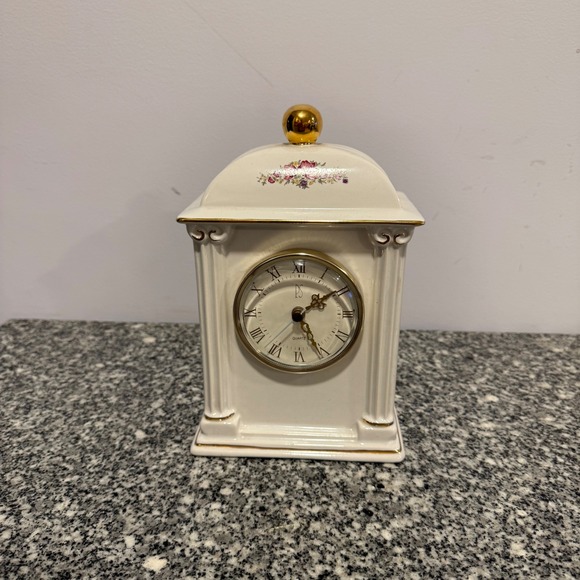 PAUL SEBASTIAN Limited Edition 1991 Porcelain Mantel Clock - Picture 2 of 6